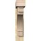 Ekena Millwork Merced Block Rough Sawn Bracket w/ Offset Brace, Douglas Fir, 6"W x 28"D x 28"H BKT0604X28X28MRC05RDF - alternate 3